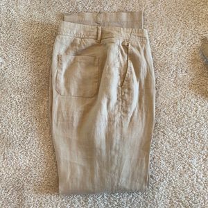 Banana republic linen pants, size 0
